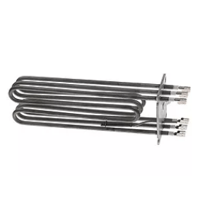 Horeca Parts - Grzałka 9000W 230V L 232mm kołnierz prostokątny przyłącze Wtyk płaski 6,3mm średnica rury 65mm - Piece Rational