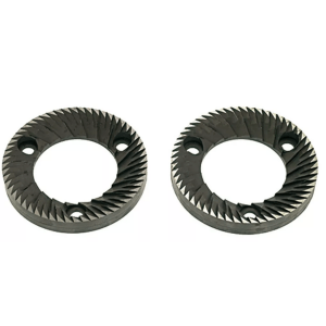 Horeca Parts - Pair of grinding burrs, clockwise rotation, outer diameter 58 mm, inner diameter 33.5 mm, height 8.5 mm, 3 holes, weight 0.140 kg - Italmill
