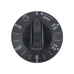 Horeca Parts - Pokrętło czarne ø 50mm 3-6-9-12-15 min. mocowanie 6x4.6mm - Toster elektryczny Milantoast (LF3241377)