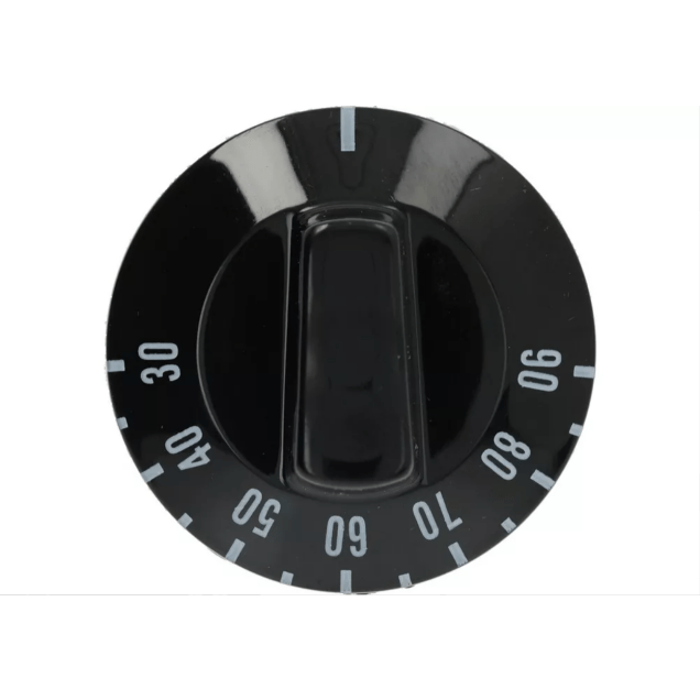 Horeca Parts - Pokrętło czarne ø 50mm 30-90°C mocowanie 6x4.6mm (LF3444125)