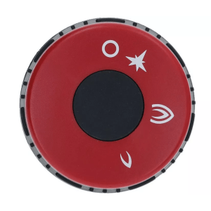 Horeca Parts - Pokrętło czarno-czerwone ø 75 mm 8x6,5 mm - Taboret gazowy Desco (LF5051223)