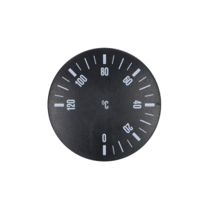 Horeca Parts - Pokrętło termostatu temp. max 120°C 0-120°C śr. 42mm mocowanie 6x4,6mm czarne (3444009)