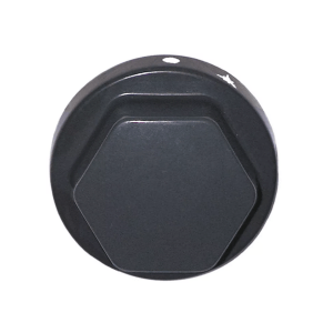 Horeca Parts - Pokrętło zaworu gazowego z zapalnikiem śr. 70mm mocowanie 8x6,5mm czarne - Taboret gazowy Zanussi (3241103)