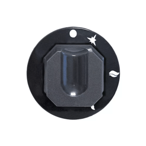 Horeca Parts - Pokrętło zaworu gazowego z zapalnikiem śr. 70mm mocowanie 8x6,5mm czarne - Kuchnia gazowa Zanussi (3241314)