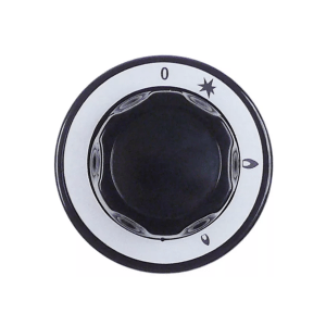 Horeca Parts - Pokrętło zaworu gazowego z zapalnikiem śr. 70mm mocowanie 8x6mm czarne