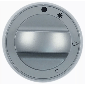 Horeca Parts - Pokrętło zaworu gazowego z zapalnikiem śr. 72mm mocowanie 10x8mm srebrne - Makaroniarka Modular (7150476)