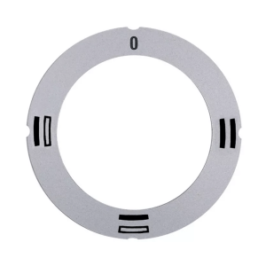 Horeca Parts - Skala pokrętła piekarnika śr. wew. 45,5mm śr. zew. 63mm srebrna