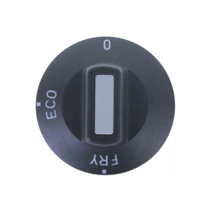 Horeca Parts - Pokrętło czarne śr. 50mm mocowanie 6x4,6mm wał płaski górny (5112730)
