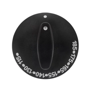 Horeca Parts - Pokrętło termostatu temp. max 185°C 115-185°C śr. 79mm mocowanie 6x4,6mm czarne - Frytownica elektryczna Olis