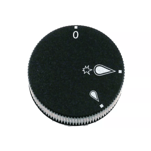 Horeca Parts - Pokrętło zaworu gazowego bez zapalnika śr. 42mm mocowanie 6x4.6mm - Cookmax