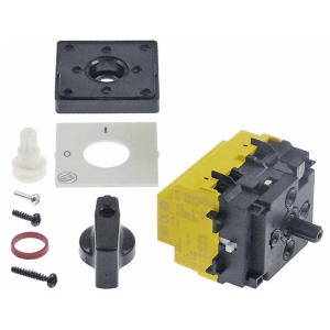 Horeca Parts - 2-Positionen-Drehschalter mit Nocken, 0-1, 4-polig, 690 V, 40 A, 6 x 4,6 mm – Elektrischer Pizzaofen Dexion, Pizza Group (3319454)