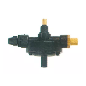 Horeca Parts - Type 2000 diaphragm dosing pump for rinse aid, inlet 4×6 mm, pressure connection 11 mm / M10×1, PTFE non-return valve, spring 1 mm, outlet M10×1, code VNR/A3, weight 0.167 kg - Germac