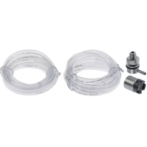 Horeca Parts - Washing fluid hose assembly kit, 4x6 mm hose, length 2 m, transparent PVC, includes 2 hoses, container filter, and tank inlet, weight 0.150 kg - Microdos