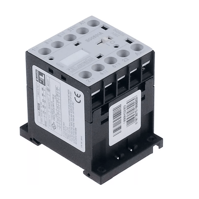 Horeca Parts - Stycznik mocy, obciążenie rezystancyjne 20 A, 230 V AC (AC3/400 V) 9 A / 4 kW, 2 styki NO - Smeg