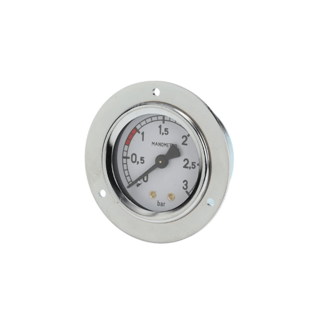 Horeca Parts - Manometr z podłączeniem z tyłu, gwint 1/8", ø 52 mm, oznaczenie 0,7–1, zakres ciśnienia 0–3 bar - Ekspres do kawy Bianchi (1245554)