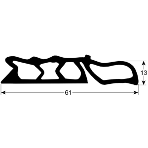 Horeca Parts - Uszczelka wózka na tace profil 4090 L 615 mm Ilość 1 - Piec konwekcyjno-parowy elektryczny Rational (3186482)