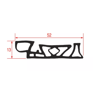 Horeca Parts - Uszczelka szyby/wózka szklanego - Piec konwekcyjny Rational (3786508)