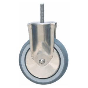 Horeca Parts - Kółko stałe ø 125 mm, obudowa ze stali nierdzewnej, udźwig 100 kg, trzpień wys. 66 mm, trzpień ø M10 mm - Piec konwekcyjny Convotherm