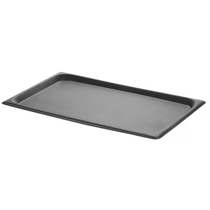 Horeca Parts - Blacha z powłoką nieprzywierającą Convectomat Roast GN 1/1, czarna, 530 x 325 x (H) 17 mm, Hendi