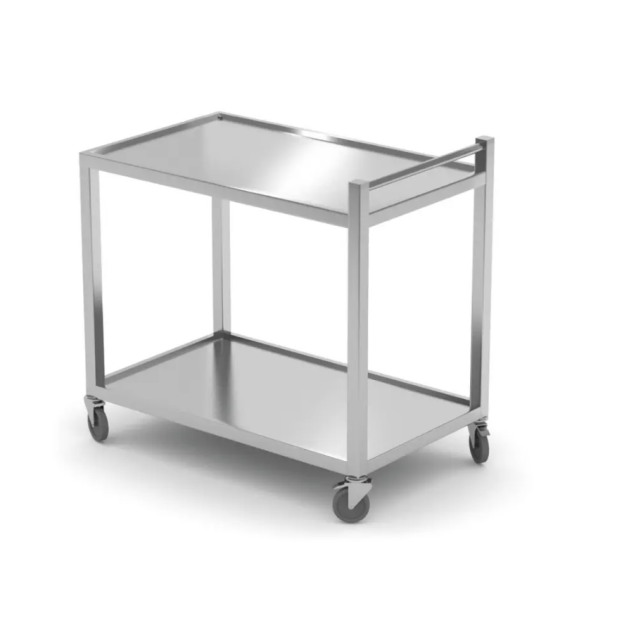 Horeca Parts - Wózek kelnerski dwupółkowy spawany, Profi Line, 800 x 500 x (H) 850 mm, Hendi