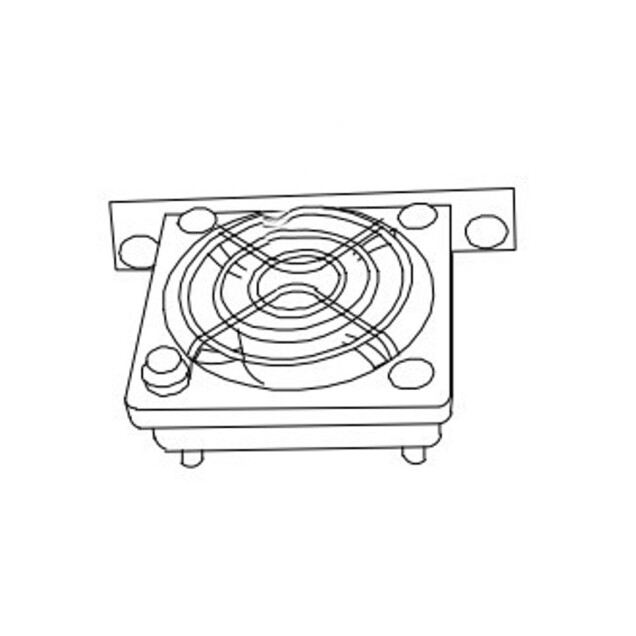 Horeca Parts - Wentylator 12V DC, 0,16A, 1,92W (w zestawie kratka zabezpieczająca) przewód dł. 300mm - Szafa mroźnicza Hendi 236062, 236079