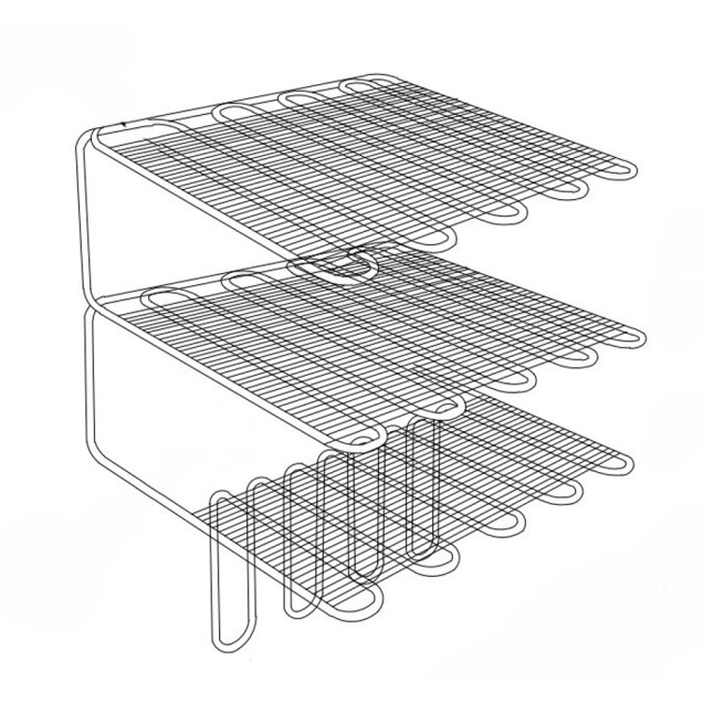 Horeca Parts - Parownik półkowy biały 458 x 448 mm - Szafa mroźnicza Hendi 236062, 236079