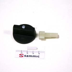 Horeca Parts - Pokrętło czarne - Wilk / Maszynka do mielenia mięsa Sammic PS-12, PS-22, PS-32