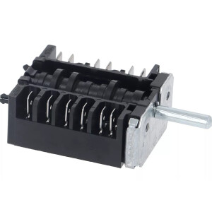 Horeca Parts - Przełącznik funkcji piekarnika - Kuchnia Hendi 225707, Tecnoeka EKC96, EKC96.3, KCV96, KCV96P, KCV96P-G/001 (46.23866.802)