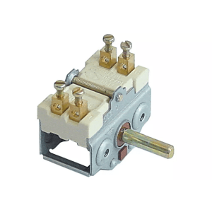 Horeca Parts - Przełącznik krzywkowy 2 pozycyjny sekwencja 0-1 16A 2NO 6x4,6mm dł. mocowania 23mm ceramika