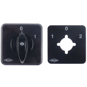 Horeca Parts - Pokrętło czarne z ramką L 52mm SZER. 52mm 0-1 średnica osi -mm z otworem BREMAS