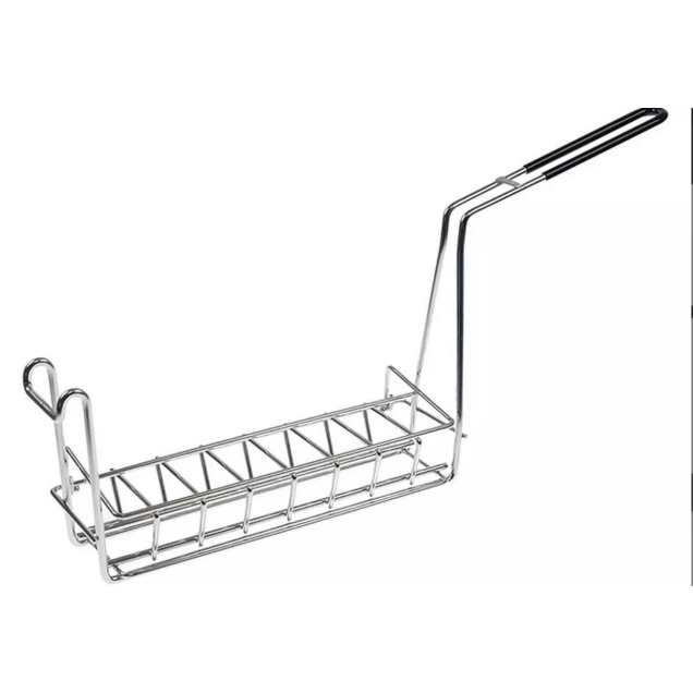 Horeca Parts - Basket W1 100mm L1 300mm H1 75mm Chrome-plated steel Roesti / Chicken Sandwich