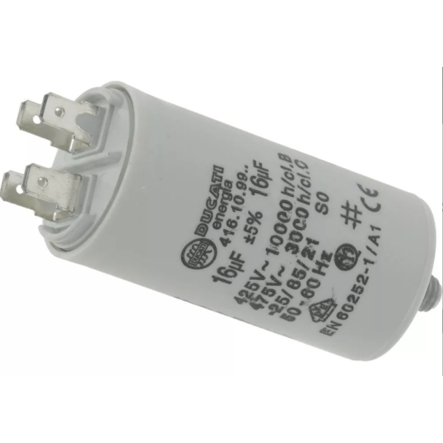 Horeca Parts - Kondensator µF 16 450V 50/60Hz MACAP MXD MXDZ M6D - Zmywarka uniwersalna Adler, Aristarco, Eurowash, Wolk (3068024)