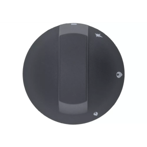 Horeca Parts - Pokrętło czarne ø 70 mm - pokrętło czarne ø 70 mm sitodruk otwór w kształcie litery d 8x6,5 mm - Kuchnia gazowa Tecnoinox (LF5061174)