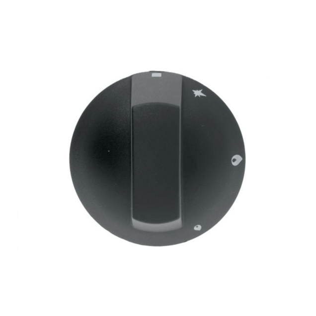Horeca Parts - Pokrętło czarne ø 70mm 10x8mm - Kocioł warzelny gazowy Tecnoinox (5088405)