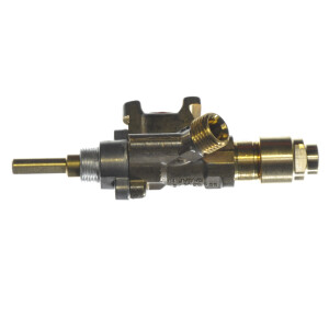 Horeca Parts - Zawór palnika średniego SABAF typ 10 wej. śr. rurki 14mm wyj. 1/4" podł. termopary M8x1 - Kuchnia gazowa 5-palnikowa 225707 Hendi (G101748, 01205110, 00000780)