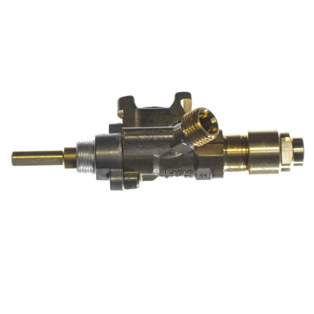 Horeca Parts - Zawór palnika średniego SABAF typ 10 wej. śr. rurki 14mm wyj. 1/4" podł. termopary M8x1 - Kuchnia gazowa 5-palnikowa 225707 Hendi (G101748, 01205110, 00000780)