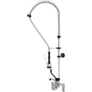 Horeca Parts - Dwukomorowa bateria do wstępnego spłukiwania z wylewką wahadłową Ø20×250 mm ( dł. 1160 mm )