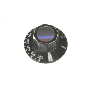 Horeca Parts - Pokretło czarne ø 50 mm, 50-500*C - Piece Fimar, Modular