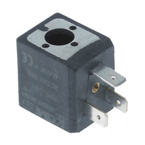 Horeca Parts - Bobină magnetică 230V conectare fișă plată 6.3mm H 30mm, conectori masculi 6.3mm