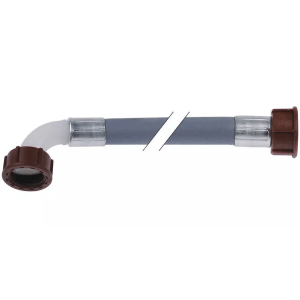 Horeca Parts - Furtun de alimentare cu apă din PVC cu curbură dreaptă DN13 L 1500mm conexiuni 3/4″ albastru