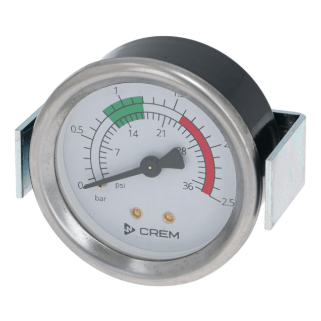 Horeca Parts - Manometr, Gwint 1/8”, ø 60 mm, Zakres ciśnienia 0-2,5 bara