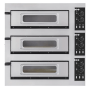 Horeca Parts - Piec do pizzy 3-stopniowy Basic 3/50 Glass and Light, Prismafood, 400V/1200W, 915x690x(H)900mm