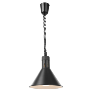 Horeca Parts - Lampa do podgrzewania potraw wisząca, stożkowa, HENDI, miedziany, 230V/250W, fi.275x(H)250mm