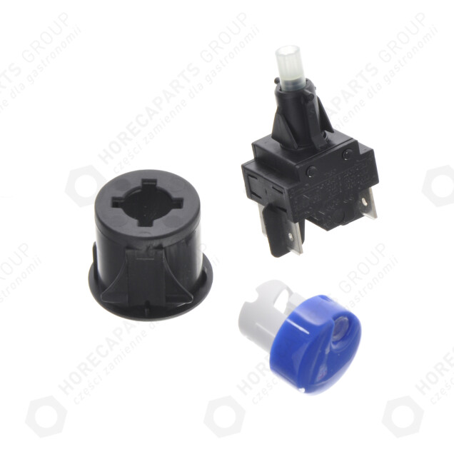 Horeca Parts - ON/OFF Schalter rund - Geschirrspüler Euroline 35, Euroline 40, Vergina50, Turbo 1500, Revolution, Hendi, 231661, 231678, 233009, 233016, 233023, 231685, 230220, 230237, 230251, 230305, 233030, 233047, 233054, 230312, 231692, 233061
