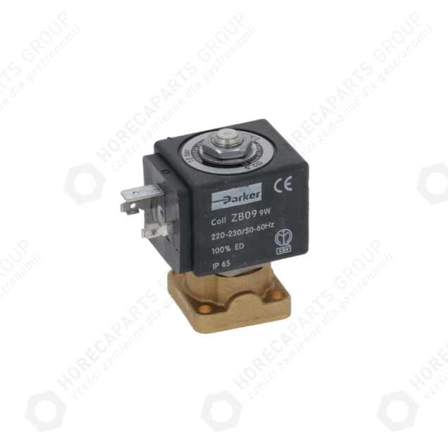Horeca Parts - PARKER VE125CV2 Solenoid cu 2 căi 230V 50/60Hz max 10 bar bobină ZB09 9W - Faema, Fiamma filtru de cafea flacon (1120352)