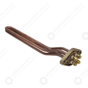 Horeca Parts - Grzałka 2600W 220V, dł. 325 mm, flansza 95x57 mm, odl. między mocowaniem 75 mm - Ekspres do kawy kolbowy Faema, Futurmat