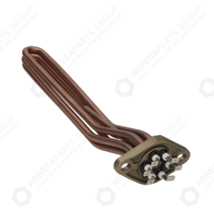 Horeca Parts - Grzałka 3780/4500W 230/400V, dł. 295 mm, flansza 95x57 mm, odl. między mocowaniem 75 mm - Ekspres do kawy kolbowy Cimbali, Faema
