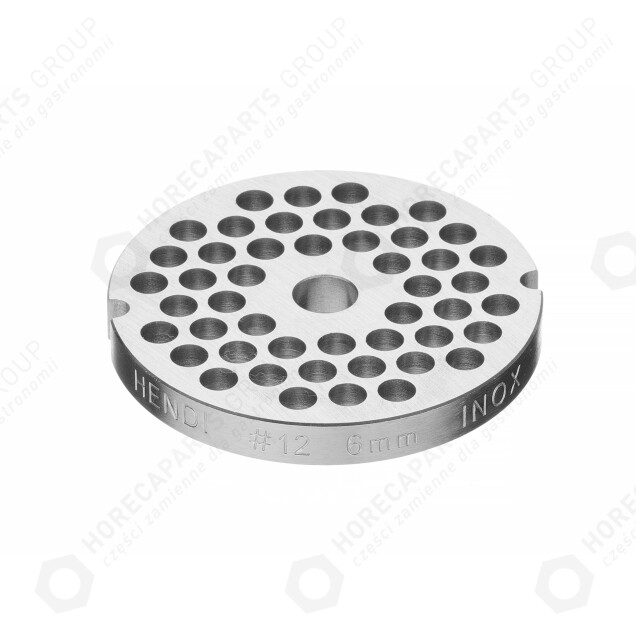 Horeca Parts - 6 mm-Sieb - Fleischwolf Typ 12 (HENDI, Typ Enterprise, Abmessung 70mm)
