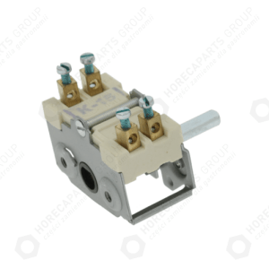 Horeca Parts - Comutator 2 poziții secvență 0-1 16A 2NO 6x4,6mm lungime fixare 23mm arc ceramic masculin - Ambach, Emmepi, Hobart, Giga, Lotus, Mbm, Mareno, RM Gastro, Silko bucătărie (300091)