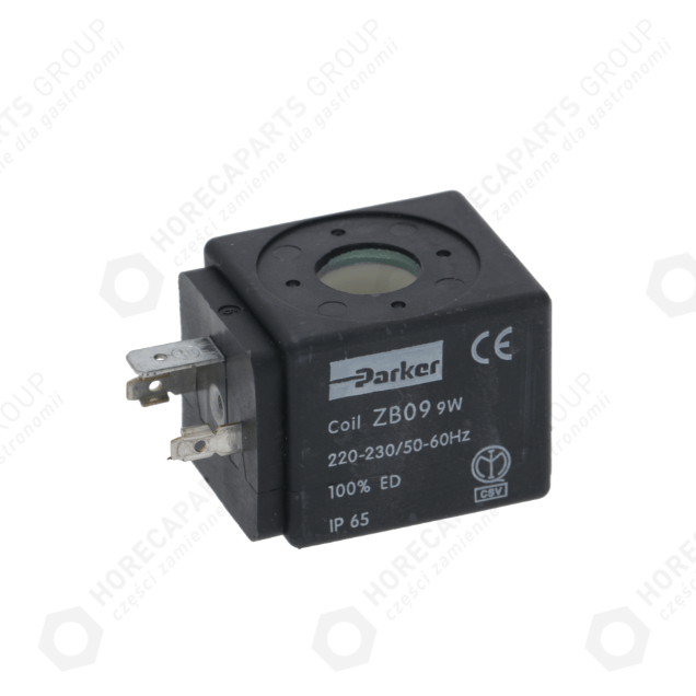 Horeca Parts - PARKER ZB09 220/240V 9W 50/60Hz coil - Cimbali, Elektra, Expobar, Faema, Gaggia, San Remo flask coffee makers